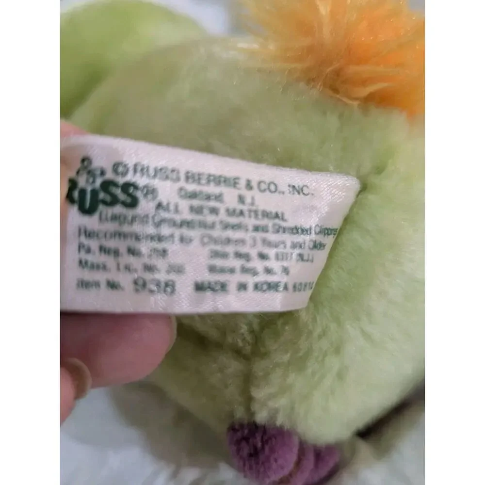 Vtg Russ Berrie Gagloo Monster Plush 10